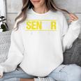 Senior 2018 Class President-School Colors Graduation Unisex Sweatshirt