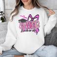 Senior 2027 Class Of 2027 Coquette Girl Pink Graduation 2027 Unisex Sweatshirt