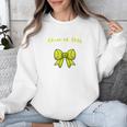 Senior Class Of 2026 Tennis Coquette Bow Graduation Premium Unisex Sweatshirt