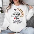 Senior Football Mom Class Of 2026 Graduation Graduate Unisex Sweatshirt