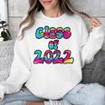 Senior Year 2022 Class Of 2022 Graduation Tie Dye Groovy Unisex Sweatshirt