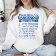 Silent Girls Are DangerousFor Quiet Introvert Girl Unisex Sweatshirt Silent Girls Are DangerousFor Quiet Introvert Girl Unisex Sweatshirt
