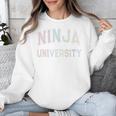 Silly Graduate NINJA UNIVERSITY Stay Away From Me Introvert Unisex Sweatshirt