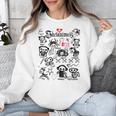 Skelanimals I Bite Vintage Retro Dead Pet Textbook Collage Unisex Sweatshirt