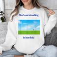 Out Standing In Her Field Graduation Tee Unisex Sweatshirt