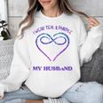 Suicide Prevention Shirt Teal & Purple In Memory Of Husband Unisex Sweatshirt Suicide Prevention Shirt Teal & Purple In Memory Of Husband Unisex Sweatshirt