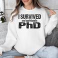 I Survived My Boyfriend's PhD Graduation T-Shirt Unisex Sweatshirt