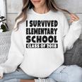 I Survived Elementary School Class Of 2018 Graduation Shirt Unisex Sweatshirt