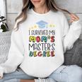 I Survived My Mom's Master's Degree Master Graduation Unisex Sweatshirt