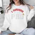 I Survived My Wife's PhD Graduation Slim Fit Shirt Unisex Sweatshirt