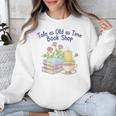 Tale As Old As Time Floral Bookshop Romantic Unisex Sweatshirt