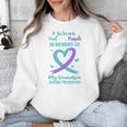 Teal Purple Memory Of Grandson Suicide Prevention Ribbon Unisex Sweatshirt Teal Purple Memory Of Grandson Suicide Prevention Ribbon Unisex Sweatshirt