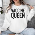 Vaccine Queen Nursing Graduation Shirt Unisex Sweatshirt