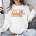 Vintage 1970 Birthday Retro Style 70's Born Nostalgia Party Premium Tri-Blend Unisex Sweatshirt Vintage 1970 Birthday Retro Style 70's Born Nostalgia Party Premium Tri-Blend Unisex Sweatshirt