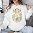 Vintage 1981 Retro Badge Nostalgia Eighties Compass Skull Unisex Sweatshirt Vintage 1981 Retro Badge Nostalgia Eighties Compass Skull Unisex Sweatshirt