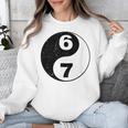 Vintage 6 7 Yin Yang Namaste Six Seven Nostalgia Unisex Sweatshirt
