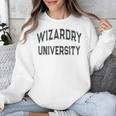 Vintage Don'T Call Me WIZARDRY UNIVERSITY Introvert Unisex Sweatshirt