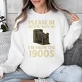 Vintage Please Be Patient With Me I'm From The 1900s Camera Premium Unisex Sweatshirt