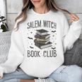 Vintage Salem Book Club Cat Bookish Spooky Halloween Unisex Sweatshirt