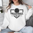 Volleyball Senior Night Volleyball Senior 2025 Graduation 30 Unisex Sweatshirt