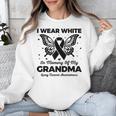 I Wear In Memory Of My Grandma Butterfly Lung Cancer Unisex Sweatshirt