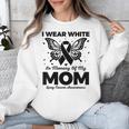 I Wear In Memory Of My Mom Butterfly Lung Cancer Unisex Sweatshirt