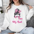 I Wear Pink In Memory Of My Aunt Breast Cancer Awareness Unisex Sweatshirt