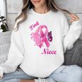 I Wear Pink In Memory Of My Niece Breast Cancer Awareness Unisex Sweatshirt