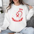 I Wear Red In Memory Of Godmother Heart Disease Awareness Premium Unisex Sweatshirt I Wear Red In Memory Of Godmother Heart Disease Awareness Premium Unisex Sweatshirt