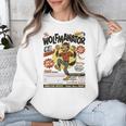 Werewolf Wolfmanator Nostalgia Vintage Halloween Unisex Sweatshirt