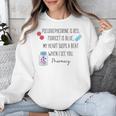 Women Pharmacist Valentines Pharmacy Technician Graduation Unisex Sweatshirt