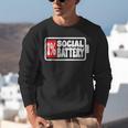 1 Social Battery Sarcastic Introverted Men Women Unisex Sweatshirt 1 Social Battery Sarcastic Introverted Men Women Unisex Sweatshirt