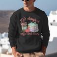100 Days Of Coffee And Chaos Coquette Bow Book Apple Unisex Sweatshirt