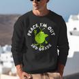 3rd Grade Graduation Promotion Peace I'm Out Last Day Unisex Sweatshirt