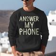 Answer My Phone I Introvert Unisex Sweatshirt Answer My Phone I Introvert Unisex Sweatshirt