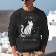 Antisocial Introvert Cat With Coffee On Computer Emo Goth Unisex Sweatshirt Antisocial Introvert Cat With Coffee On Computer Emo Goth Unisex Sweatshirt