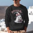 Boo Ghost Books Coquette Bow Halloween Women School Teacher Unisex Sweatshirt