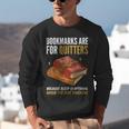 Bookmarks Are For Quitters Book Lover Saying Unisex Sweatshirt
