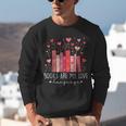 Books Are My Love Language Valentine Reads Bookish Club Unisex Sweatshirt