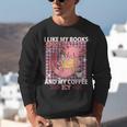 I Like My Books Spicy And My Coffee Icy Librarian Unisex Sweatshirt