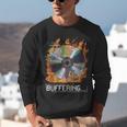 Buffering Glitched CD On Fire 2000s Nostalgia Unisex Sweatshirt