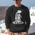 Burrow Prairie Dog Word Art Introvert Nature Retreat Men Women Kids Unisex Sweatshirt