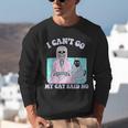 I Can't Go My Cat Said No Introvert Anxiety Cat Lover Unisex Sweatshirt