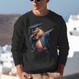 Capybara Graduation Dabbing Capy Wearing Graduate Gown Unisex Sweatshirt