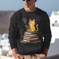 Cat Reading Books Unisex Sweatshirt