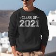 Class Of 2021 High School Graduation Year Distressed Shirt Unisex Sweatshirt