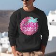 Class Of 2024 Senior Pink Retro Classic Girl Grad Graduation Unisex Sweatshirt