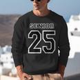 Class Of 2025 High School Senior 25 On Back Graduation Unisex Sweatshirt