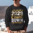 Class Of 2029 Count Down Fun First Day 8th Grade Graduation Unisex Sweatshirt