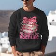 Coquette Bow All Booked For Valentines Teacher Book Unisex Sweatshirt